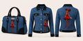 BOOSHII — Indigo Illustrated Denim Jacket
