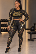 BOOSHII — Black & Gold Workout Set