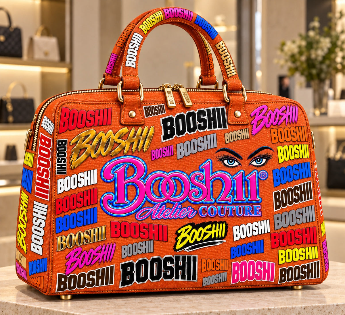 BOOSHII graffiti orange design preview