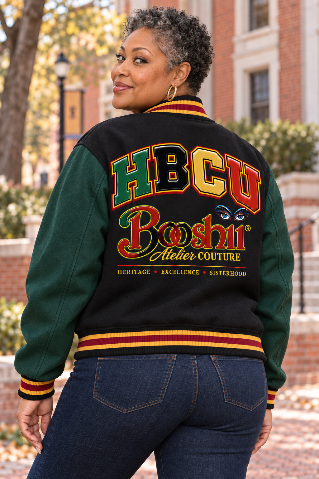 Heritage Varsity Jacket — HBCU design preview; One varsity jacket