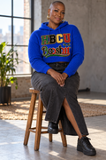 Royal Blue Heritage Knitwear — HBCU design preview; One knit top