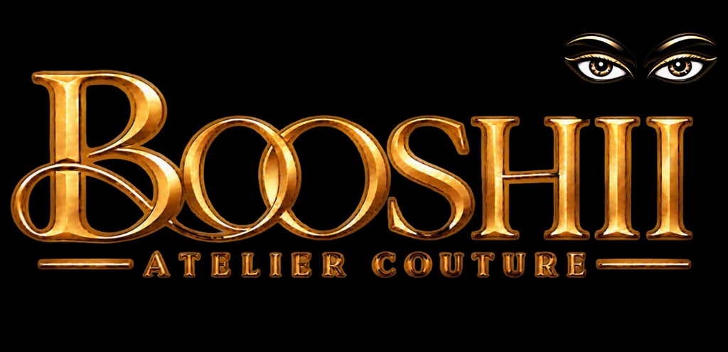 Official BOOSHII gold luxury logo — approved pocketbook branding