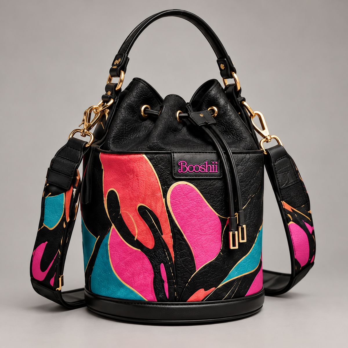 BOOSHII Multicolor Bucket Bag design preview